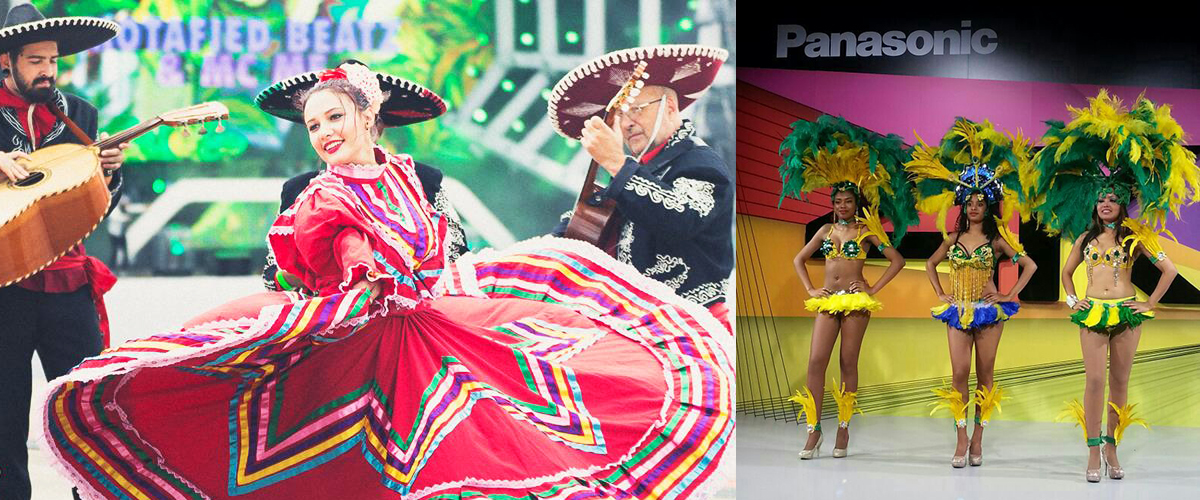 Latino entertainers feest